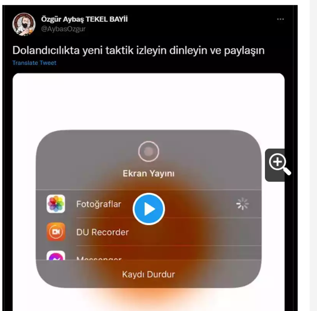 Dolandırıcıların yeni yöntemi! Özgür Aybaş kaydetti... Dikkat bu mesaj size de gelebilir - Resim: 0