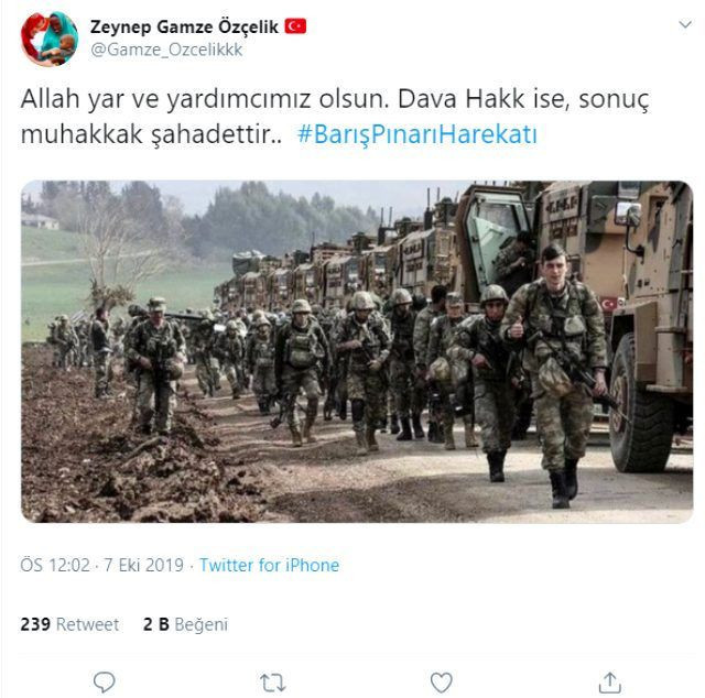 Gamze Özçelik olası sınır ötesi operasyon öncesi Mehmetçik'e destek verdi - Resim: 3