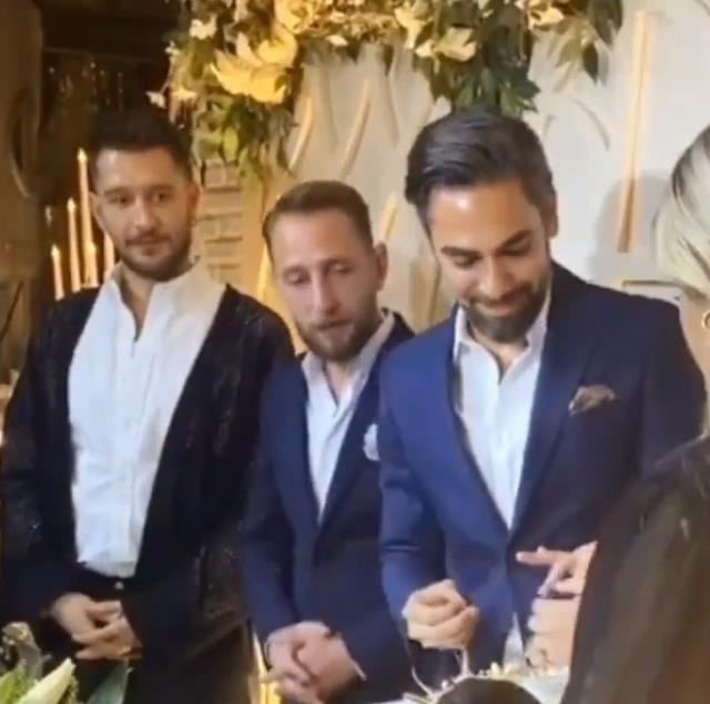 Kadir Doğulu ve Uraz Kaygılaroğlu'nun videosu viral oldu! Nişan törenine damga vuran anlar gülme krizine neden oldu! - Resim: 4