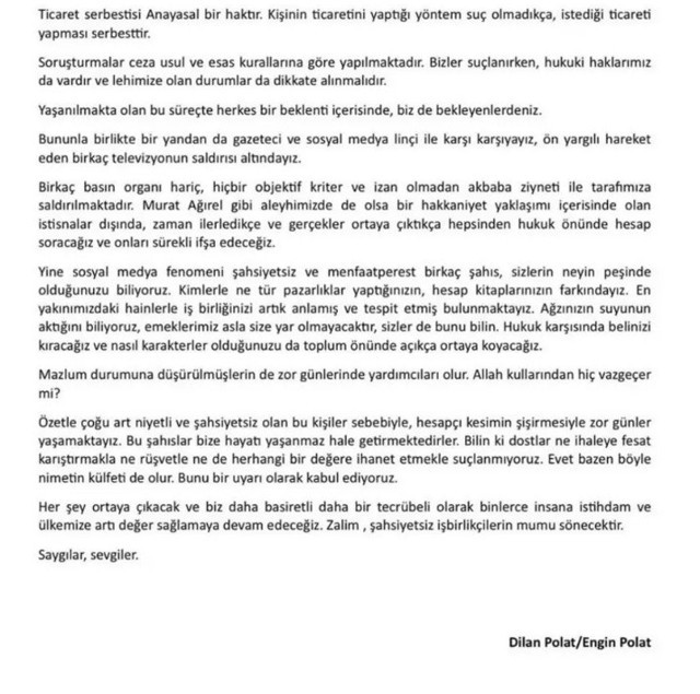 Dilan Polat ve Engin Polat'tan açıklama: Şımarıklıklarımız olmuştur - Resim: 1