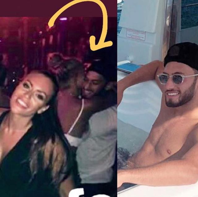 Hakan Çalhanoğlu sarışın güzelle sarmaş dolaş - Resim: 3