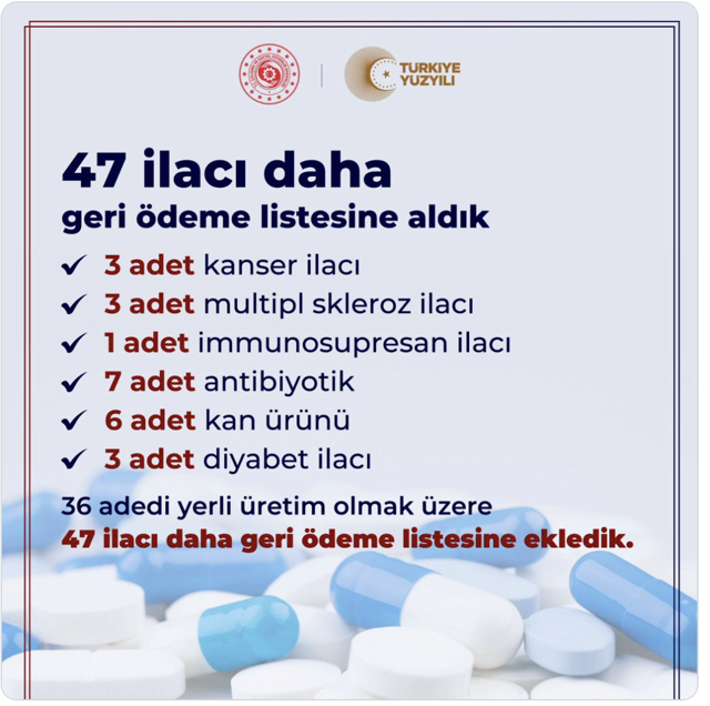 Vedat Işıkhan duyurdu! 47 ilaç daha geri ödeme listesine alındı - Resim: 0