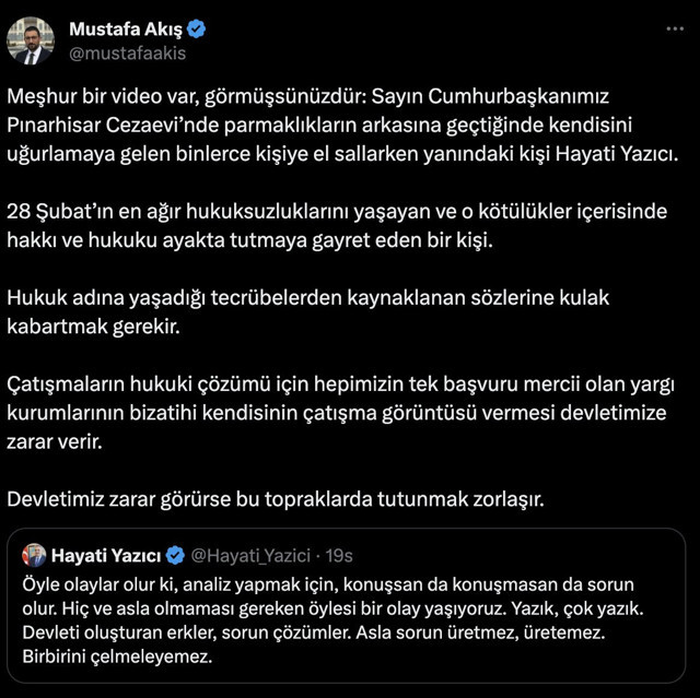 Beştepe'den Yargıtay kararına tepki! O fotoğrafı hatırlatıp uyardı: Bu sese kulak verin - Resim: 1