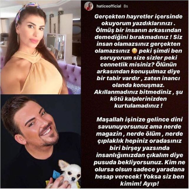 Caner Çalışır'ın ardından o yorumlar Hatice'yi çıldırttı! Siz insan olamazsınız - Resim: 3