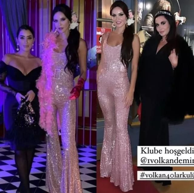 Zeynep Demirel'den eşi Volkan Demirel'e 'Yeşilçam' temalı 40 yaş partisi - Resim: 3