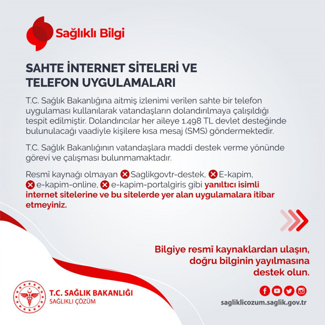 Sağlık Bakanlığından sahte telefon uygulamasıyla dolandırıcılık uyarısı - Resim: 0