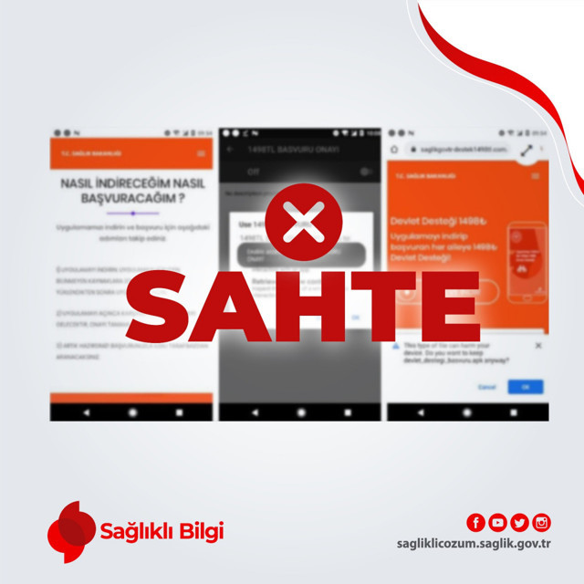 Sağlık Bakanlığından sahte telefon uygulamasıyla dolandırıcılık uyarısı - Resim: 1
