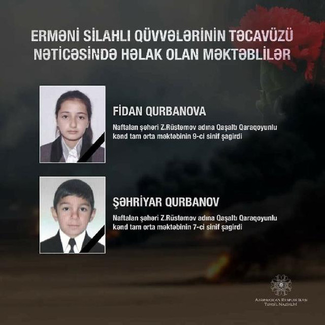 Ermenistan saldırısında okul öğrencileri şehit oldu - Resim: 0
