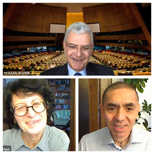 Koronavirüs aşısı geliştiren Uğur Şahin ve Özlem Türeci'ye BM'den davet - Resim: 0