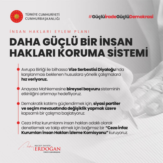 Erdoğan, İnsan Hakları Eylem Planı'nı açıkladı! İşte madde madde hukuk reformu - Resim: 0