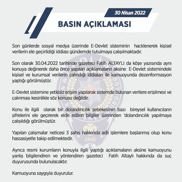 Emniyet'ten Fatih Altaylı hakkında suç duyurusu! 'Hacklenme' iddiası yalanlandı - Resim: 0