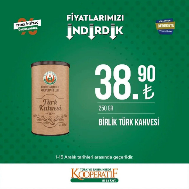 Tarım Kredi'de aralık ayı indirimli ürünler listesi katalog açıklandı - Resim: 1