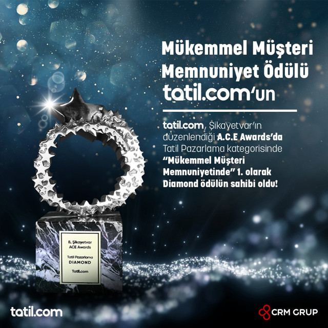 Şikayetvar’dan tatil.com’a Mükemmel Müşteri Memnuniyeti Ödülü! - Resim: 0