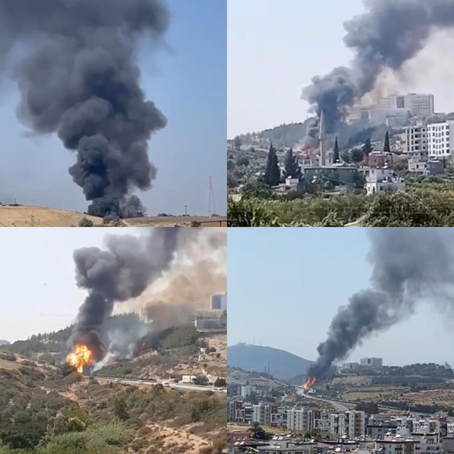 Mersin'de feci kaza! Tüpler peş peşe patladı, dumanlar kilometrelerce uzaktan görüldü! - Resim: 0