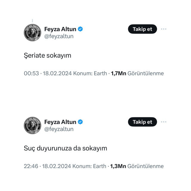 'Şeriata so...kayım' diyen Feyza Altun, tutuklanması için sevkedildiği hakimlikçe serbest bırakıldı - Resim: 0