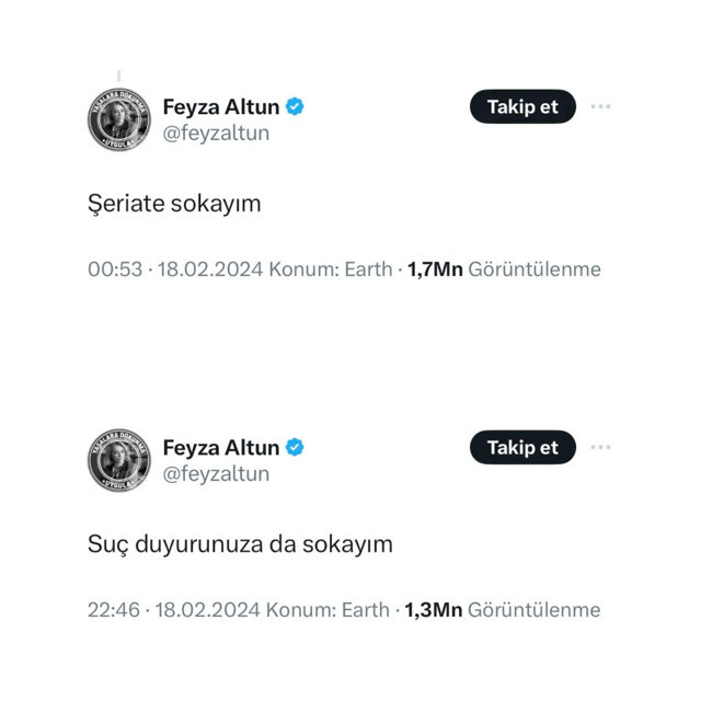 'Şeriata so...kayım' diyen Feyza Altun için istenen ceza belli oldu - Resim: 0