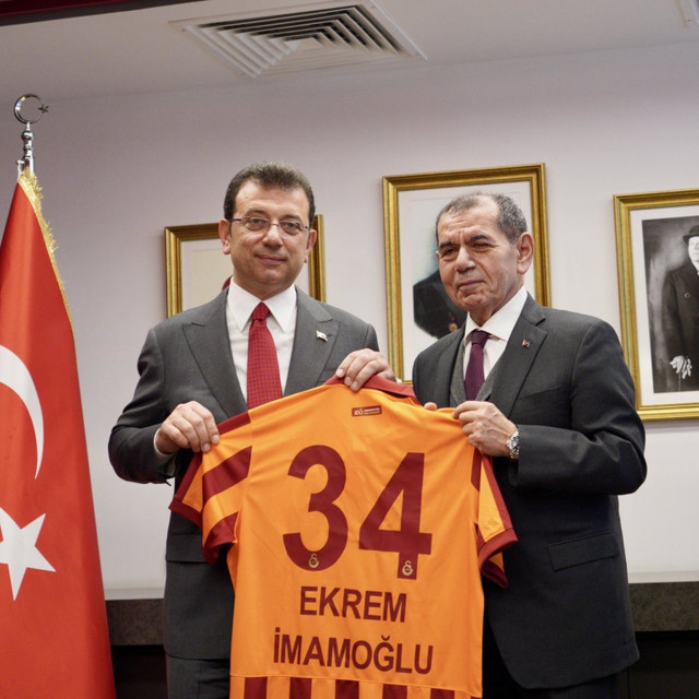Ekrem İmamoğlu Galatasaray'ı ziyaret etti, Dursun Özbek'ten 'fotoğraf' sorusuna cevap - Resim: 1