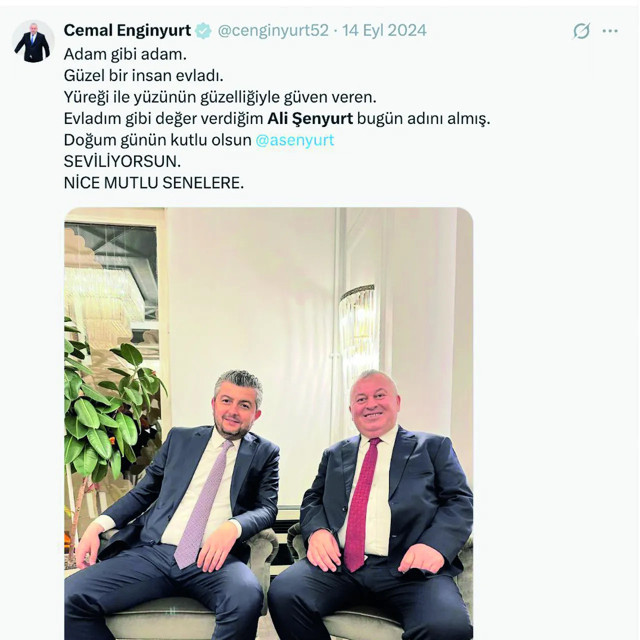Cemal Enginyurt'un danışmanından para itirafı! Paraları toplar, baba oğula gönderirdim - Resim: 0
