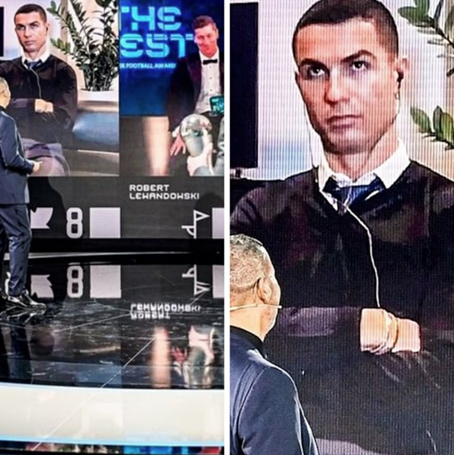 Yılın futbolcusu Lewandowski seçildi Ronaldo'nun bakışları olay oldu - Resim: 0