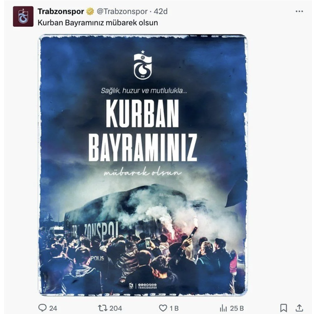 Spor kulüplerinden Kurban Bayramı mesajı - Resim: 3