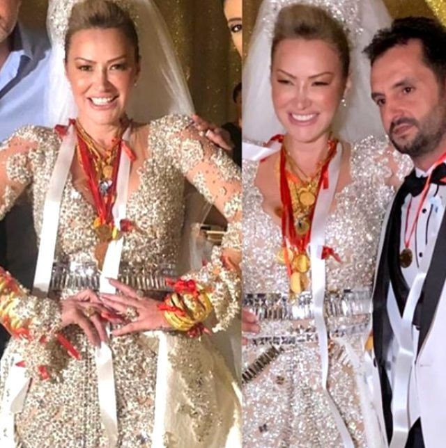Aylin Coşkun'un düğün itirafı! Eşiyle ona takılan altınlardan kolları kanamış - Resim: 1