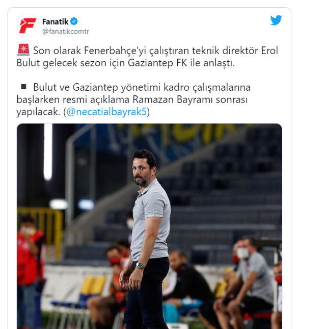 Erol Bulut'un yeni takımı belli oldu - Resim: 0