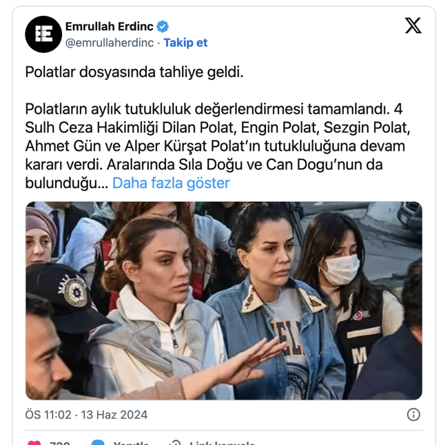 Polat çifti davasında flaş gelişme! Tahliye edildiler - Resim: 0