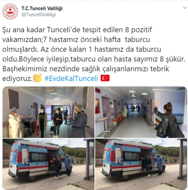 Sevindiren haber! Tunceli'de hiç koronavirüs vakası kalmadı - Resim: 0