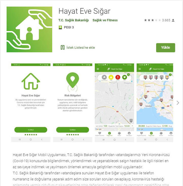 Sağlık Bakanlığı'ndan 'Hayat eve sığar mobil uygulaması' koronalıyı görünce size mesaj atıyor - Resim: 0