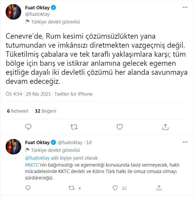 Cumhurbaşkanı Yardımcısı Fuat Oktay'dan net KKTC mesajı: Taviz vermeyeceğiz - Resim: 0