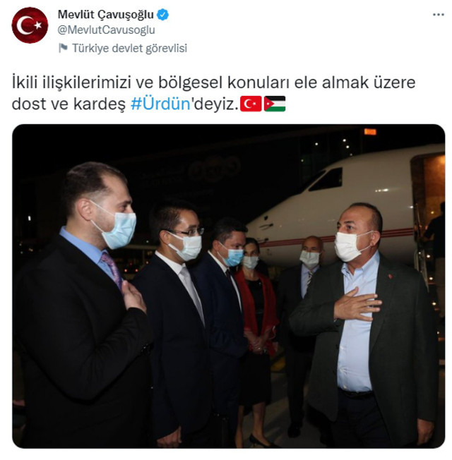Dışişleri Bakanı Mevlüt Çavuşoğlu Ürdün'de - Resim: 0
