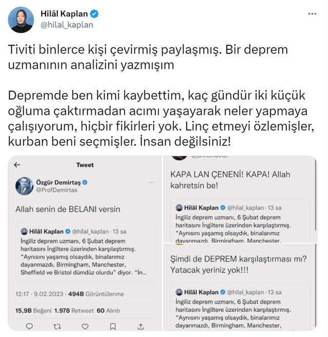 Özgür Demirtaş, Hilal Kaplan'a "Allah Belanı versin" dedi! Melih Gökçek 'kimsiniz lan siz' diye çıkıştı - Resim: 1