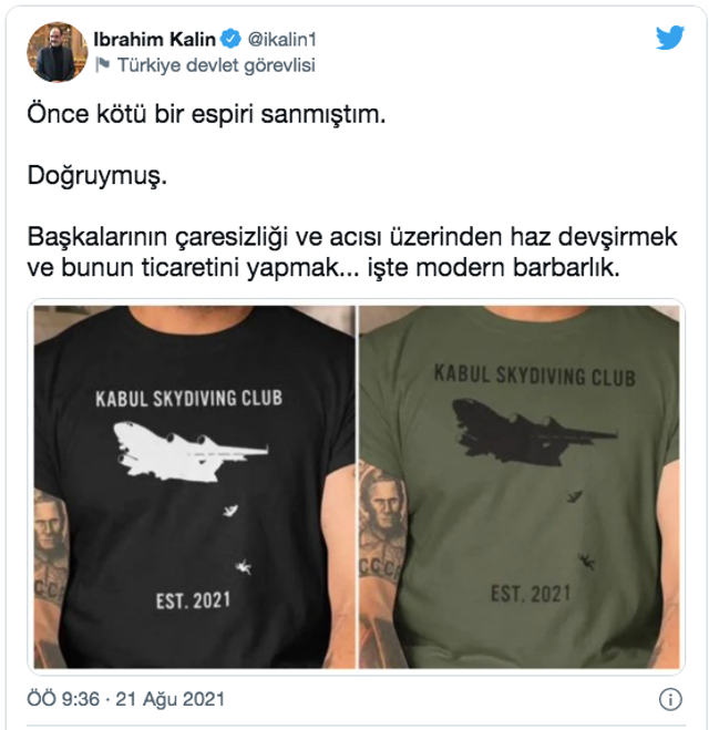 İbrahim Kalın'dan o tişörtlere tepki! İşte modern barbarlık bu - Resim: 0