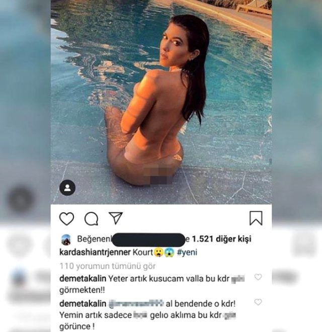 Demet Akalın Kourtney Kardashian'ın çıplak pozuna söylediğiyle olay oldu! - Resim: 3