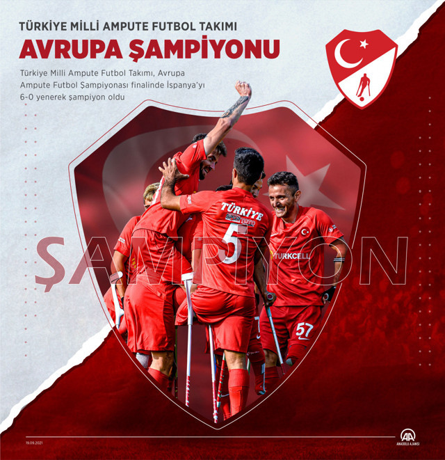 Ampute Futbol Milli Takımımız Avrupa Şampiyonu oldu - Resim: 0