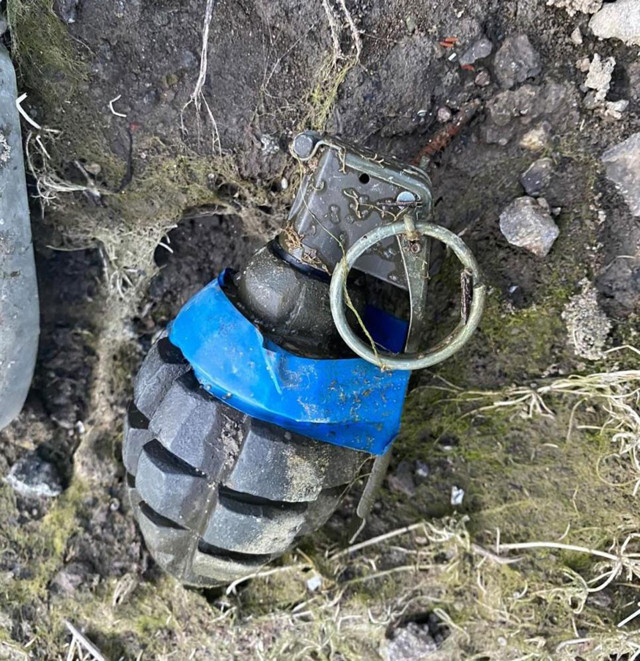 Kıyıya vurdu... Balık tutan vatandaş fark etti! Pimi çekilmemiş el bombası bulundu - Resim: 0