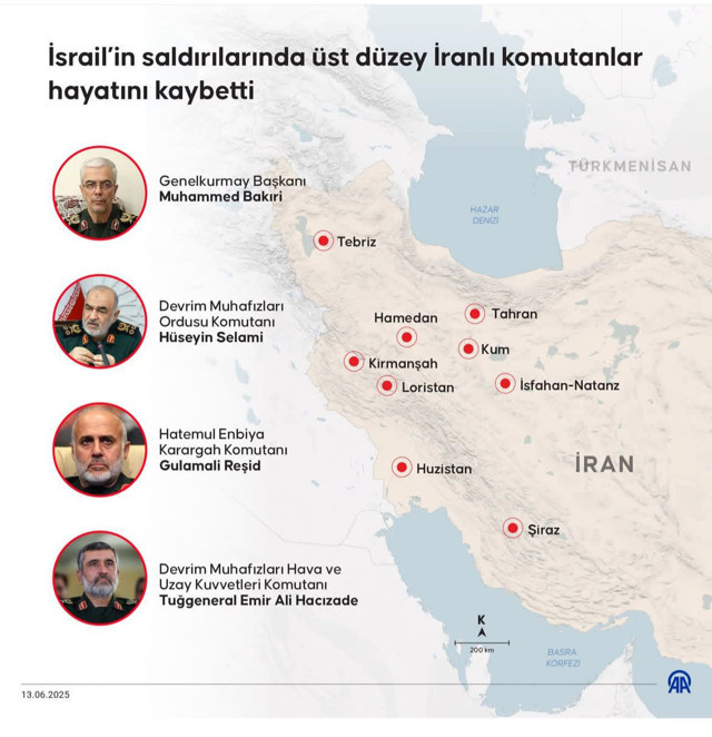 İran ordusunun bir numaralı ismiydi! İsrail, Tümgeneral Ali Şadımani'yi öldürdüğünü duyurdu - Resim: 0