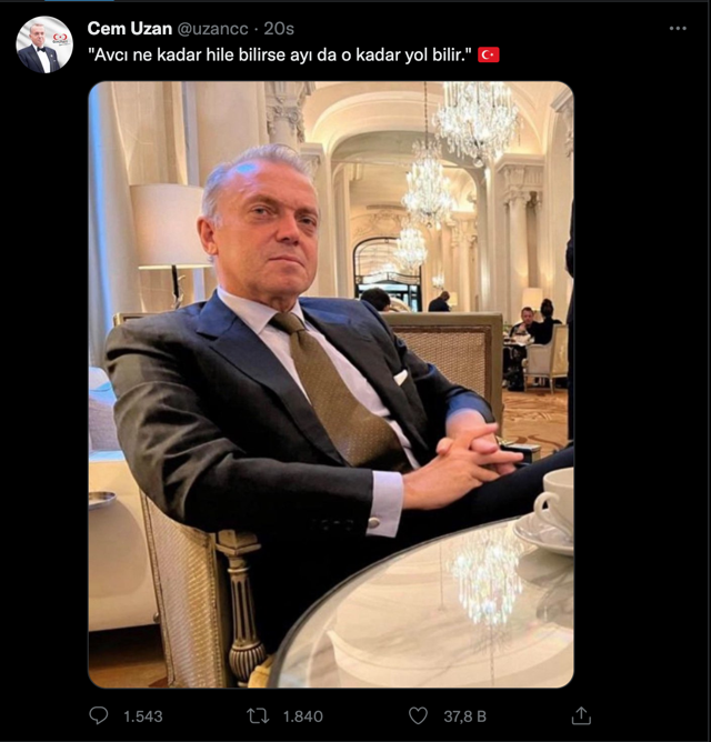 Firari Cem Uzan'dan şifreli 'Gibi' dizisi paylaşımı! Uzan, kendine 'ayı' mı dedi? - Resim: 0