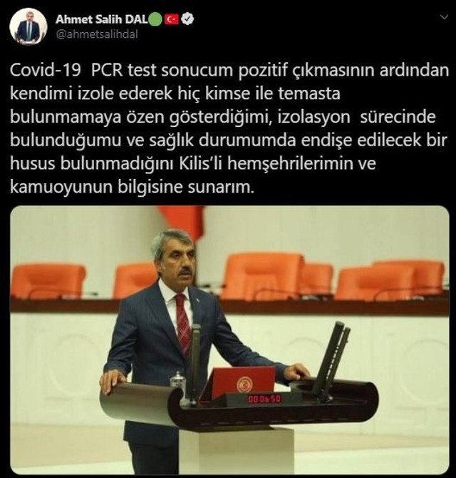AK Parti'de koronavirüs şoku! Covid-19'a yakalanan milletvekili sayısı 3'e çıktı - Resim: 1
