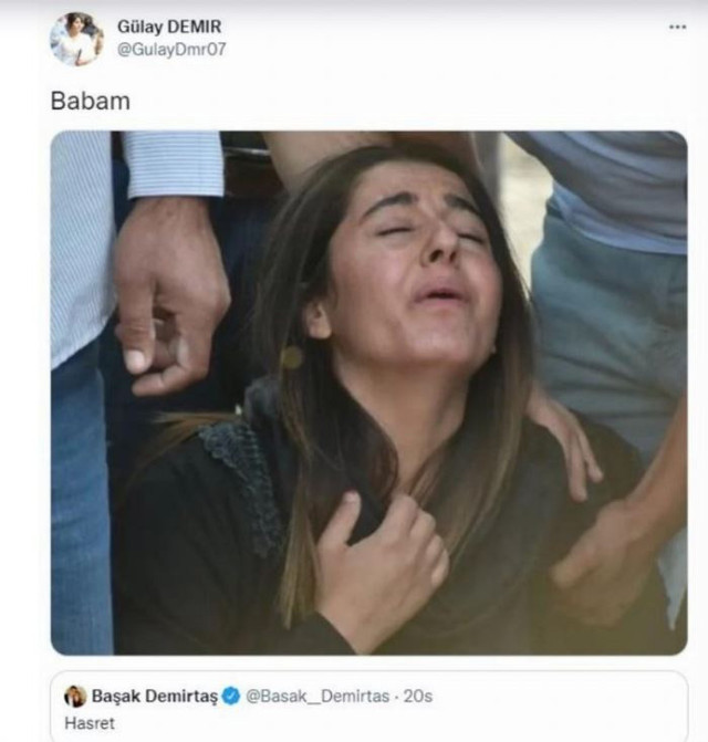 Tek kelimelik tweet akımına katılan Başak Demirtaş'a şehit kızından gönderme: Babam... - Resim: 1