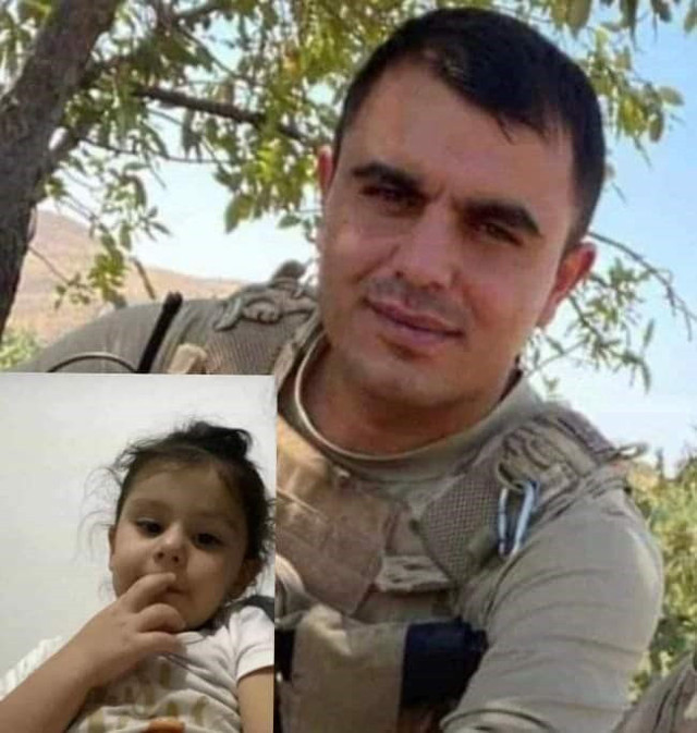 Uzman çavuş ve 3 yaşındaki kızı aynı kaderi paylaştı - Resim: 0