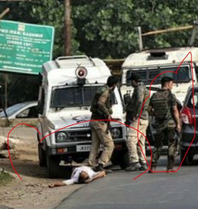 Keşmir'deki çocuk fotoğrafı sosyal medyayı ayağa kaldırdı - Resim: 0