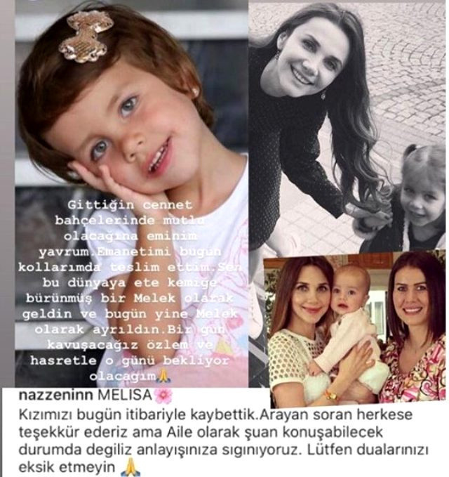 Yasemin Hadivent yeğeni neden öldü ölüm sebebi ne instagramdan duyurdu - Resim: 0