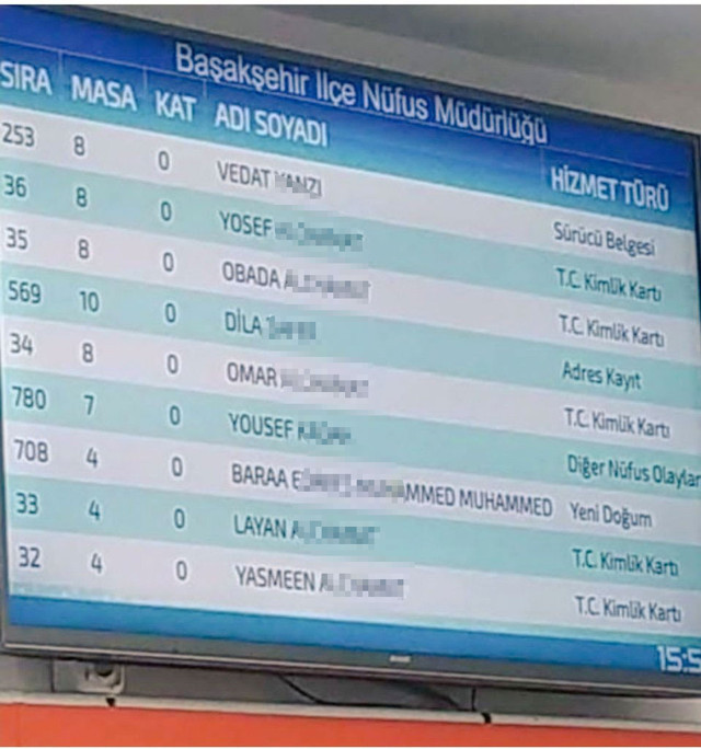 Başakşehir İlçe Nüfus Müdürlüğünde sıra bekleyen 9 kişiden 7'sinin yabancı uyruklu olması olay oldu - Resim: 0