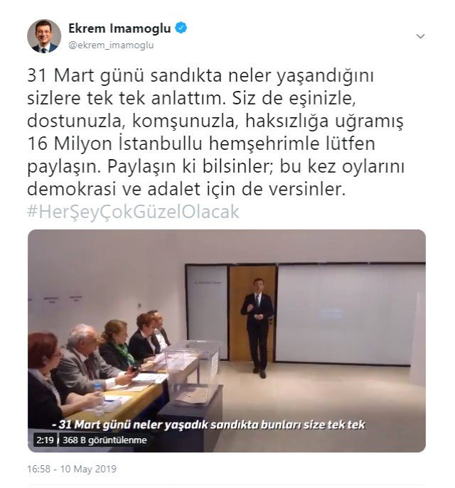 Ekrem İmamoğlu 31 Mart günü sandıkta yaşananlar anlattı - Resim: 0