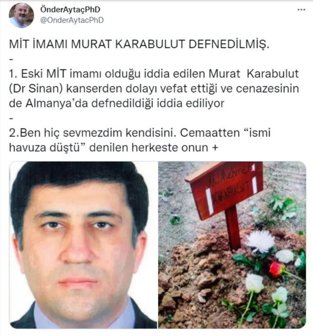 FETÖ'nün MİT imamı öldü! Firari Önder Aytaç iddiaları doğruladı! FETÖ'cüler bilgi nasıl sızdı kavgasına tutuştu - Resim: 0