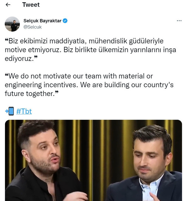 Selçuk Bayraktar'dan Ali Babacan'a gönderme: "Bu ekibi parayla, maddiyatla motive edemezsiniz" - Resim: 0