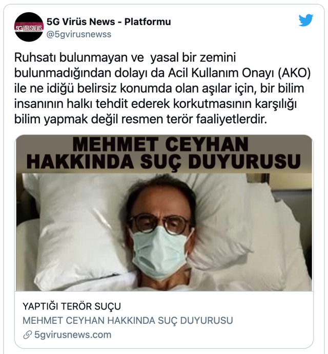 Prof. Dr. Mehmet Ceyhan hakkında 'terör savcılığı'na suç duyurusu! 'Tutuklansın' TT oldu - Resim: 0