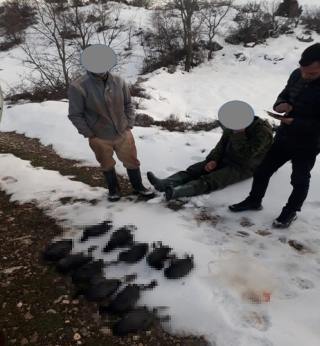 Konya'da milli parkta avlanan 9 avcıya 80 bin lira ceza kesildi - Resim: 0