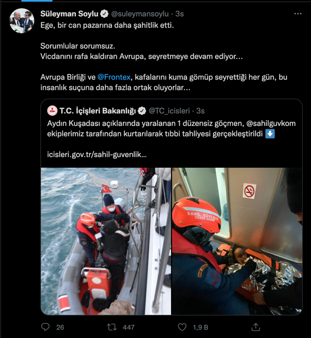 Süleyman Soylu: Vicdanını rafa kaldıran Avrupa, seyretmeye devam ediyor! - Resim: 0